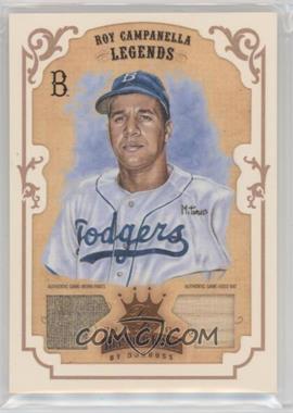 2004 Donruss Diamond Kings - [Base] - Bronze Framed Sepia Materials #169 - Legends - Roy Campanella /25