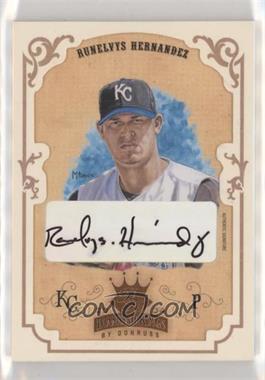 2004 Donruss Diamond Kings - [Base] - Bronze Framed Signatures #73 - Runelvys Hernandez /25