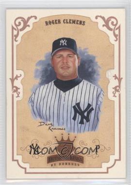 2004 Donruss Diamond Kings - [Base] - Bronze Framed #105 - Roger Clemens