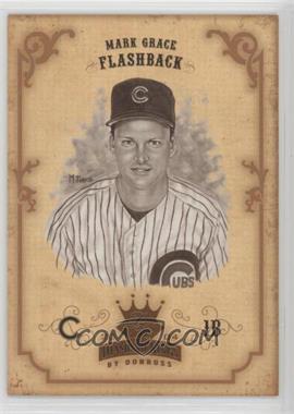 2004 Donruss Diamond Kings - [Base] - Bronze Sepia #152 - Flashback - Mark Grace /100