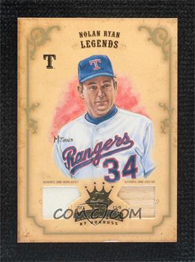 2004 Donruss Diamond Kings - [Base] - Gold Materials #174 - Legends - Nolan Ryan /5