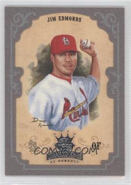 2004 Donruss Diamond Kings - [Base] - Silver Framed #20 - Jim Edmonds /100