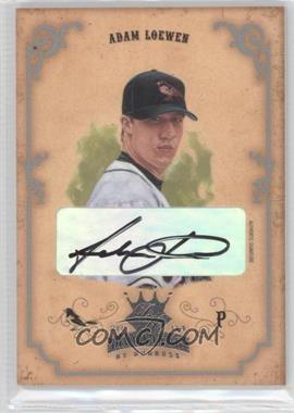 2004 Donruss Diamond Kings - [Base] - Silver Signatures #88 - Adam Loewen /30