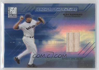 2004 Donruss Elite - Back to the Future - Bats #BF-8 - Alex Rodriguez, Hank Blalock /100