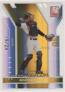 2004 Donruss Elite - [Base] - Status Gold Die-Cut #32 - Benito Santiago /24