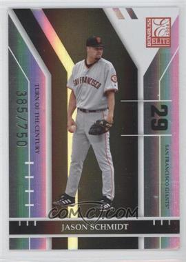 2004 Donruss Elite - [Base] - Turn of the Century #138 - Jason Schmidt /750