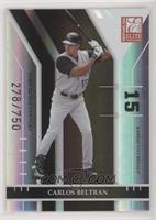 Carlos Beltran [EX to NM] #/750