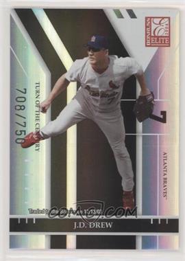 2004 Donruss Elite - [Base] - Turn of the Century #81 - J.D. Drew /750