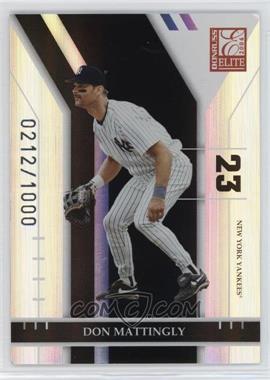 2004 Donruss Elite - [Base] #185 - Don Mattingly /1000