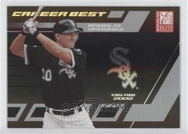 2004 Donruss Elite - Career Best - Black #CB-26 - Magglio Ordonez /100