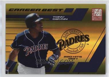 2004 Donruss Elite - Career Best - Gold #CB-35 - Tony Gwynn /220