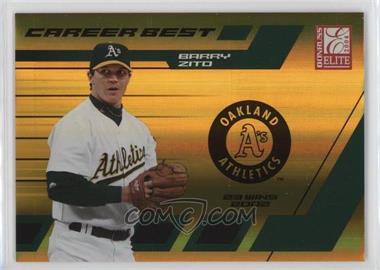 2004 Donruss Elite - Career Best - Gold #CB-5 - Barry Zito /23