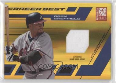 2004 Donruss Elite - Career Best - Jerseys #CB-15 - Gary Sheffield /200