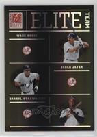 Wade Boggs, Derek Jeter, Darryl Strawberry #/150