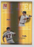 Chipper Jones, Tom Glavine, Ryan Klesko, Greg Maddux #/250