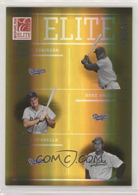 2004 Donruss Elite - Elite Teams - Gold #ET-9 - Jackie Robinson, Duke Snider, Roy Campanella /250