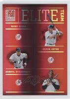 Wade Boggs, Derek Jeter, Darryl Strawberry #/1,500