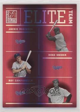 2004 Donruss Elite - Elite Teams #ET-9 - Jackie Robinson, Duke Snider, Roy Campanella /1500