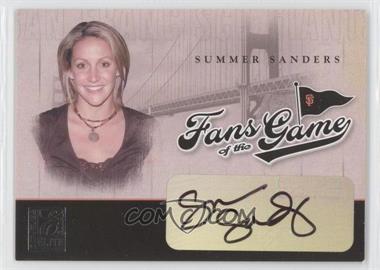 2004 Donruss Elite - Fans of the Game - Autographs #203FG-3 - Summer Sanders