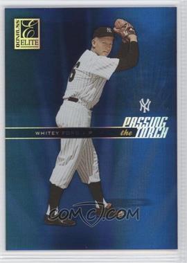 2004 Donruss Elite - Passing the Torch - Blue #PT-31 - Whitey Ford, Andy Pettitte /125