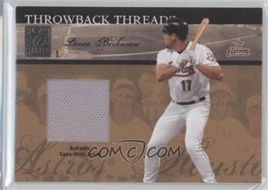 2004 Donruss Elite - Throwback Threads #TT-12 - Lance Berkman /150