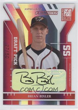 2004 Donruss Elite Extra Edition - [Base] - Aspirations Die-Cut Signatures #338 - Brian Bixler /50