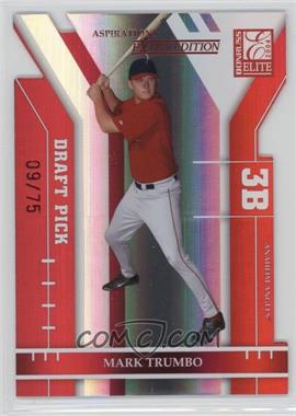 2004 Donruss Elite Extra Edition - [Base] - Aspirations Die-Cut #341 - Mark Trumbo /75