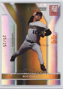 2004 Donruss Elite Extra Edition - [Base] - Aspirations Gold Die-Cut #108 - Roy Oswalt /25 [Noted]