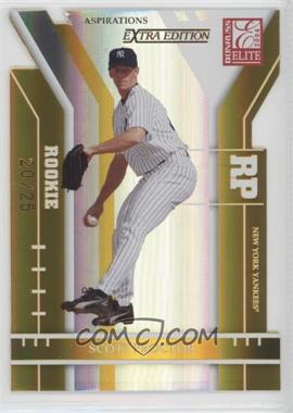 2004 Donruss Elite Extra Edition - [Base] - Aspirations Gold Die-Cut #270 - Scott Proctor /25