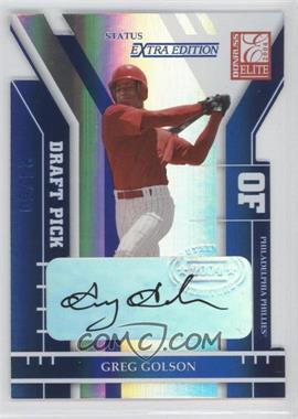 2004 Donruss Elite Extra Edition - [Base] - Status Die-Cut Signatures #301 - Greg Golson /50