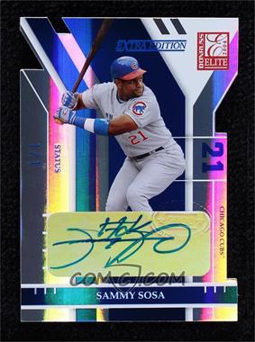 2004 Donruss Elite Extra Edition - [Base] - Status Die-Cut Signatures #82 - Sammy Sosa /1