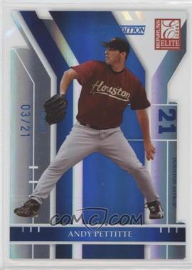 2004 Donruss Elite Extra Edition - [Base] - Status Die-Cut #102 - Andy Pettitte /21