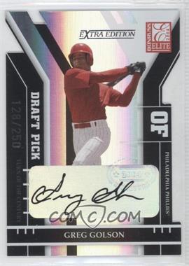 2004 Donruss Elite Extra Edition - [Base] - Turn of the Century Die-Cut Signatures #301 - Greg Golson /250