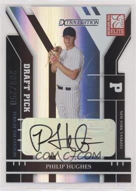 2004 Donruss Elite Extra Edition - [Base] - Turn of the Century Die-Cut Signatures #303 - Phil Hughes /250