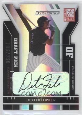 2004 Donruss Elite Extra Edition - [Base] - Turn of the Century Die-Cut Signatures #340 - Dexter Fowler /250
