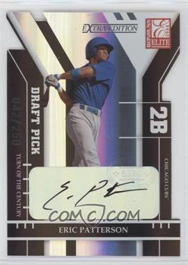 2004 Donruss Elite Extra Edition - [Base] - Turn of the Century Die-Cut Signatures #353 - Eric Patterson /250