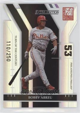 2004 Donruss Elite Extra Edition - [Base] - Turn of the Century #130 - Bobby Abreu /250 [EX to NM]