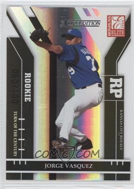 2004 Donruss Elite Extra Edition - [Base] - Turn of the Century #256 - Jorge Vasquez /100