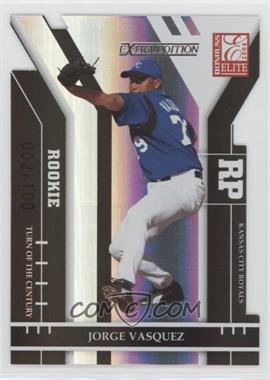 2004 Donruss Elite Extra Edition - [Base] - Turn of the Century #256 - Jorge Vasquez /100