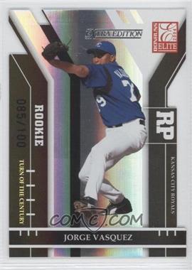 2004 Donruss Elite Extra Edition - [Base] - Turn of the Century #256 - Jorge Vasquez /100