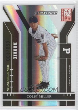 2004 Donruss Elite Extra Edition - [Base] - Turn of the Century #259 - Colby Miller /100