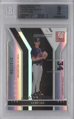 2004 Donruss Elite Extra Edition - [Base] - Turn of the Century #26 - Cliff Lee /250 [BGS 9 MINT]