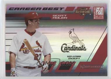 2004 Donruss Elite Extra Edition - Career Best All-Stars #CB-14 - Scott Rolen /500