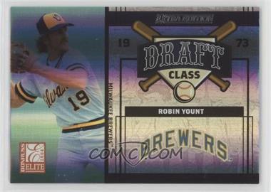 2004 Donruss Elite Extra Edition - Draft Class #DC-5 - Fred Lynn, Robin Yount /500