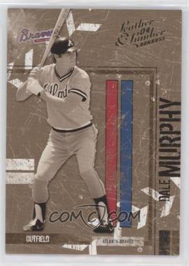 2004 Donruss Leather & Lumber - [Base] - Black & White #14 - Dale Murphy /1000