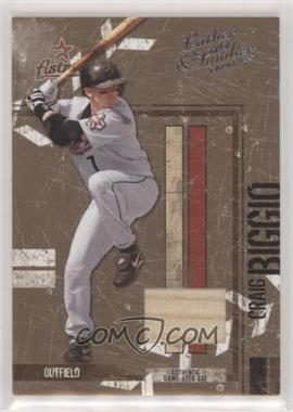 2004 Donruss Leather & Lumber - [Base] - Materials Bat #59 - Craig Biggio /100