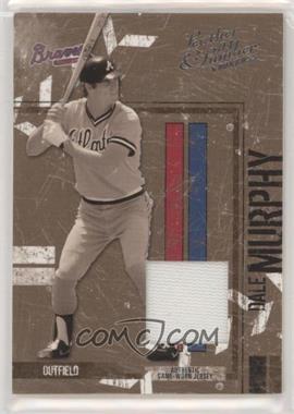 2004 Donruss Leather & Lumber - [Base] - Materials Black & White Jersey #14 - Dale Murphy /250 [EX to NM]