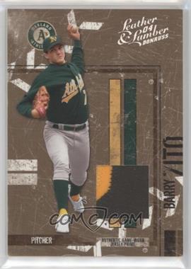 2004 Donruss Leather & Lumber - [Base] - Materials Jerseys Prime #103 - Barry Zito /25