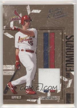 2004 Donruss Leather & Lumber - [Base] - Materials Jerseys #135 - Jim Edmonds /250