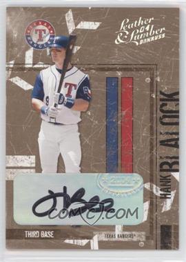 2004 Donruss Leather & Lumber - [Base] - Silver Signatures #143 - Hank Blalock /50